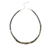 Jay King Sterling Silver Labradorite Bead Necklace, 18"